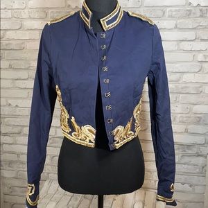 AI military style crop jacket sz.s